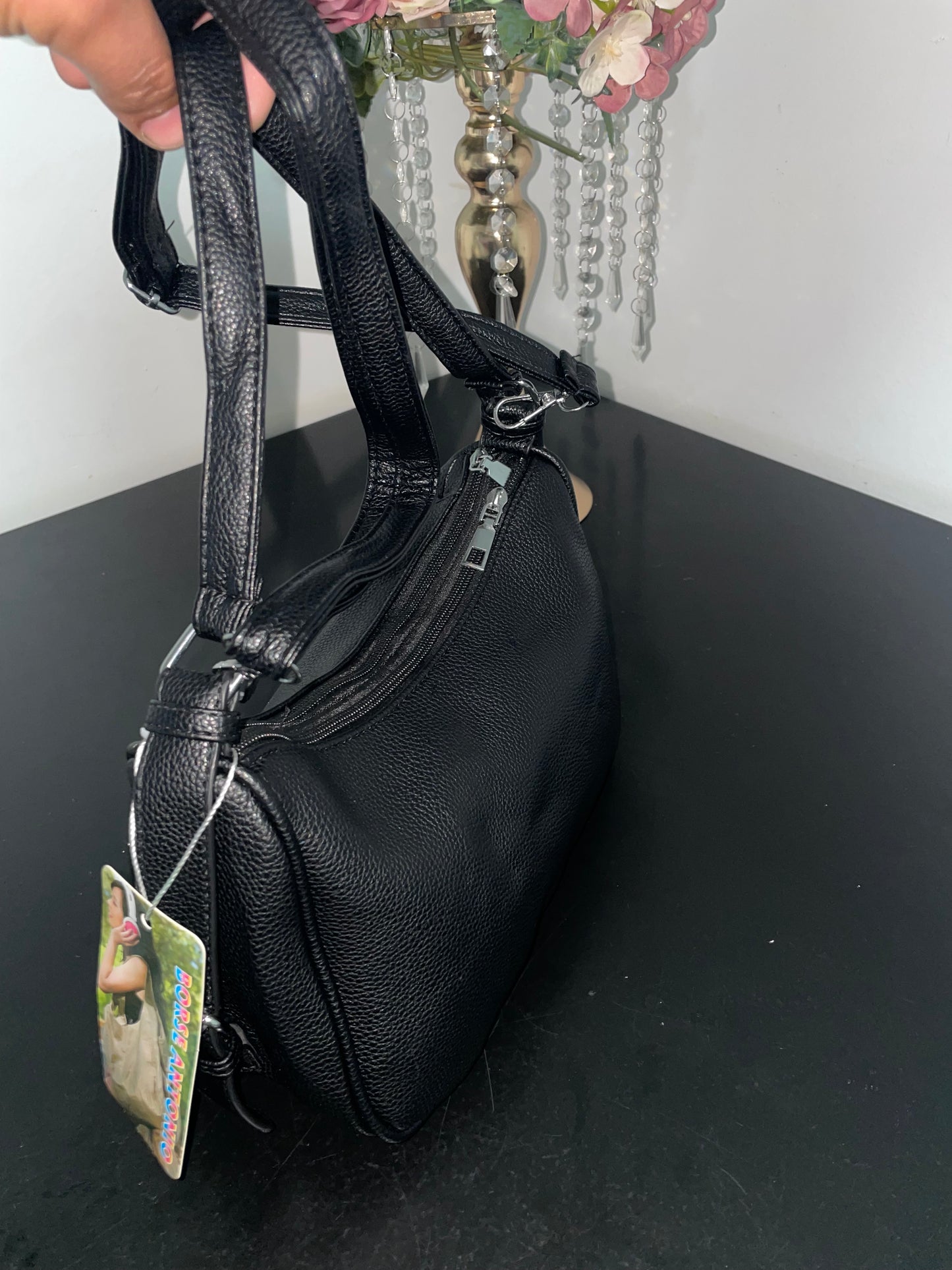 Trendy Schoudertas met Ritsvakken – Verkrijgbaar in 5 Kleuren!