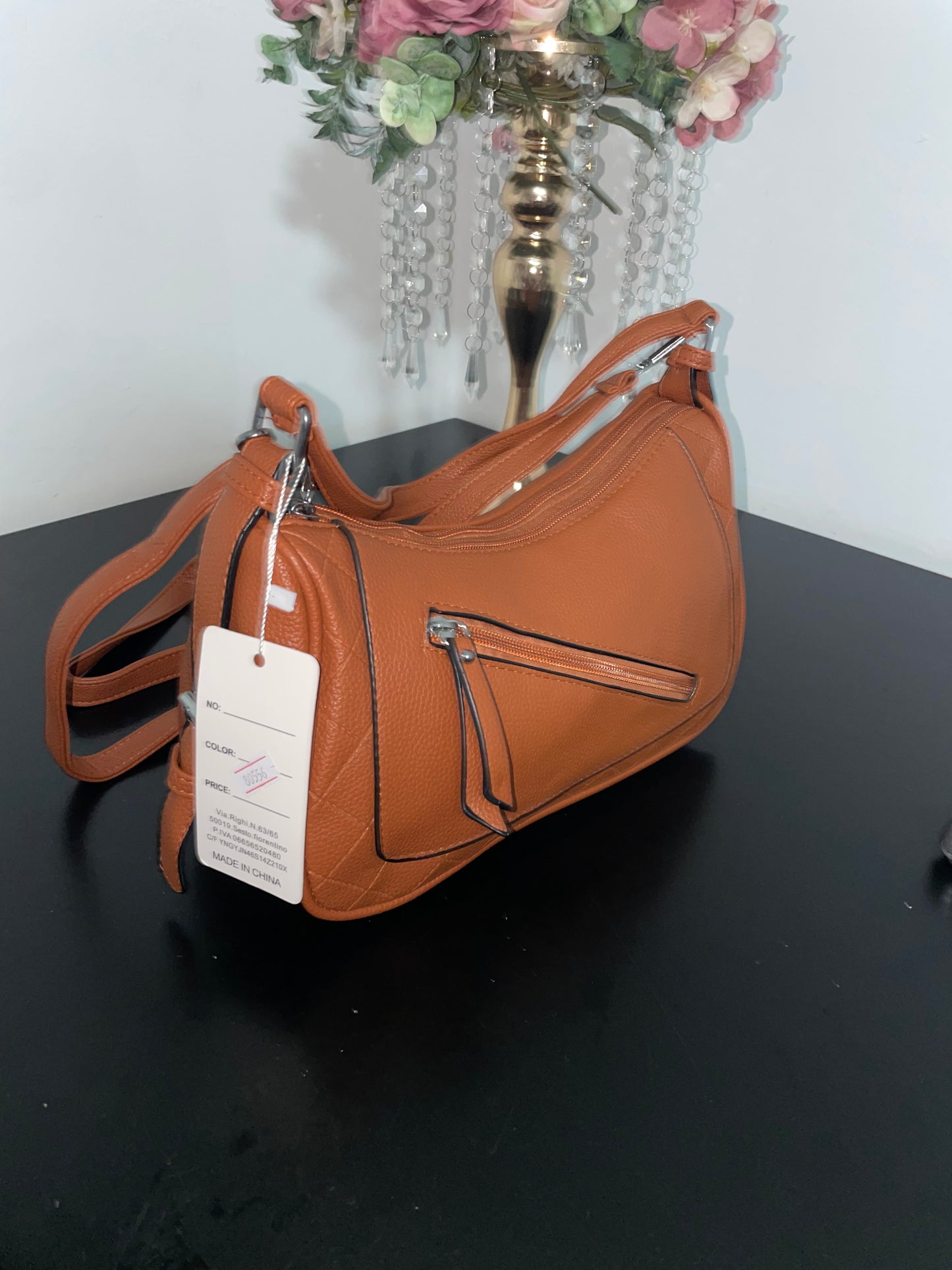 Trendy Schoudertas met Ritsvakken – Verkrijgbaar in 5 Kleuren!